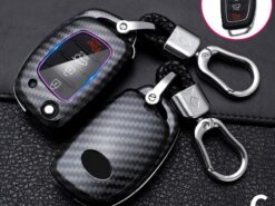 Cover Chiave/telecomando per Hyundai Solaris i10 i20 i30 i35 i40 IX45 4 Cover Chiave/telecomando per Hyundai Solaris i10 i20 i30 i35 i40 IX45 - Carbon Fiber Car Smart Key Cover Case Fob For Hyundai Solaris i10 i20 i30 i35 i40 2