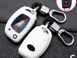 Cover Chiave/telecomando per Hyundai Solaris i10 i20 i30 i35 i40 IX45 5 Cover Chiave/telecomando per Hyundai Solaris i10 i20 i30 i35 i40 IX45 - Carbon Fiber Car Smart Key Cover Case Fob For Hyundai Solaris i10 i20 i30 i35 i40 3