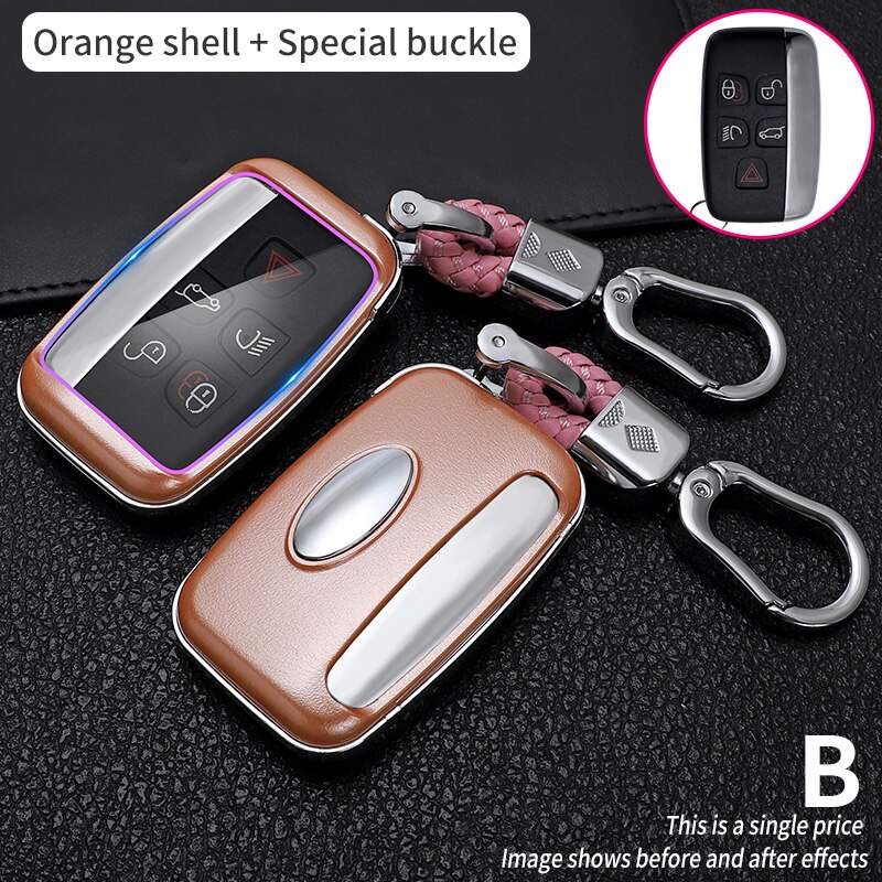 Carbon-Fiber-Car-Smart-Key-Cover-Case-Fob-For-Land-Rover-Range-Rover-Sport-Evoque-Freelander-1 Cover Chiave/telecomando per Land Rover Range Rover Sport Evoque Freelander 2 For Jaguar XF XJ XJL XE C-X16 - Carbon Fiber Car Smart Key Cover Case Fob For Land Rover Range Rover Sport Evoque Freelander 1