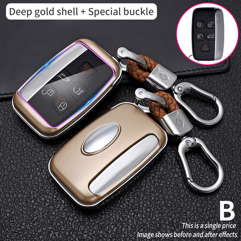Carbon-Fiber-Car-Smart-Key-Cover-Case-Fob-For-Land-Rover-Range-Rover-Sport-Evoque-Freelander-4 Cover Chiave/telecomando per Land Rover Range Rover Sport Evoque Freelander 2 For Jaguar XF XJ XJL XE C-X16 - Carbon Fiber Car Smart Key Cover Case Fob For Land Rover Range Rover Sport Evoque Freelander 4