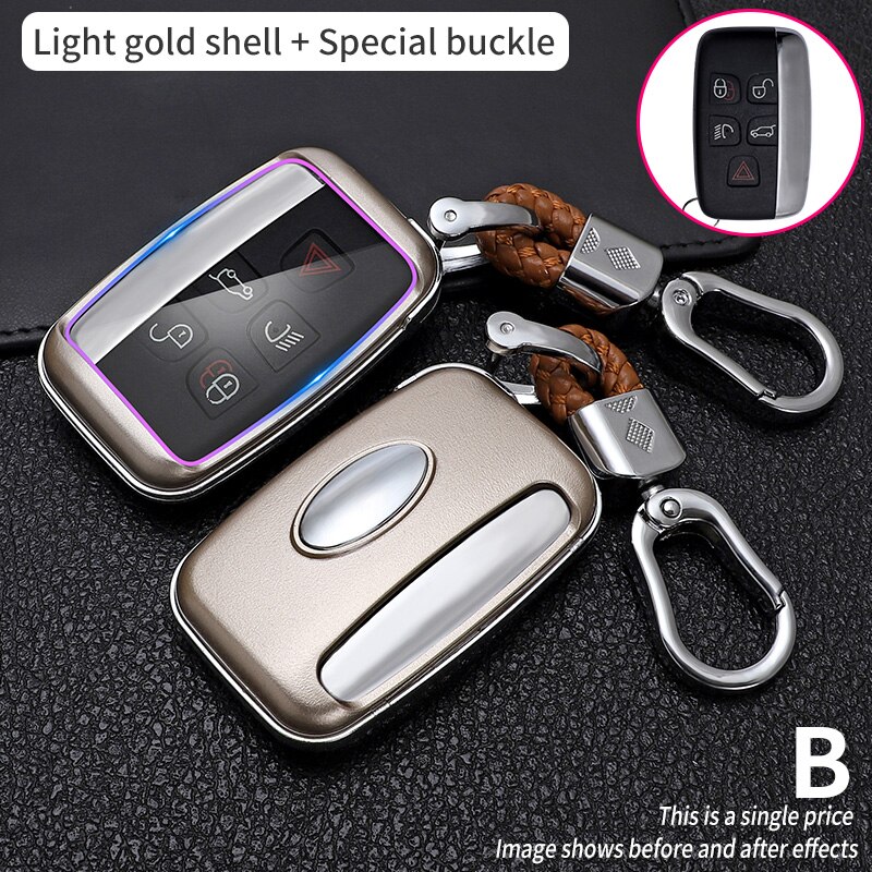 Carbon-Fiber-Car-Smart-Key-Cover-Case-Fob-For-Land-Rover-Range-Rover-Sport-Evoque-Freelander-5 Cover Chiave/telecomando per Land Rover Range Rover Sport Evoque Freelander 2 For Jaguar XF XJ XJL XE C-X16 - Carbon Fiber Car Smart Key Cover Case Fob For Land Rover Range Rover Sport Evoque Freelander 5