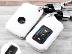 Cover Chiave/telecomando per Lexus NX GS RX IS ES GX LX RC 200 250 350 LS 450H 300H - Carbon Fiber Car Smart Key Cover Case Fob For Lexus NX GS RX IS ES GX 3