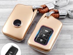 Cover Chiave/telecomando per Lexus NX GS RX IS ES GX LX RC 200 250 350 LS 450H 300H - Carbon Fiber Car Smart Key Cover Case Fob For Lexus NX GS RX IS ES GX 4