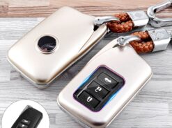 Cover Chiave/telecomando per Lexus NX GS RX IS ES GX LX RC 200 250 350 LS 450H 300H - Carbon Fiber Car Smart Key Cover Case Fob For Lexus NX GS RX IS ES GX 5