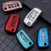 Cover Chiave/telecomando per Nissan X-Trail Qashqai J11 - Carbon Fiber TPU Car Flip Key Case Cover For Nissan X Trail Qashqai J11 Juke Murano