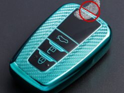 Cover Chiave/telecomando per Toyota Prius Camry Corolla CHR C-HR CHR RAV4 Land Cruiser Prado Holder Shell Fob - Carbon Fiber TPU Car Smart Key Case Cover For Toyota Prius Camry Corolla CHR C HR 3