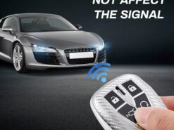 Cover Chiave/telecomando per Changan CS35Plus CS55Plus CS75Plus 2019 2020 - Carbon Fiber TPU Car Smart Key Case Cover Shell Fob For Changan CS35Plus CS55Plus CS75Plus 2019 5