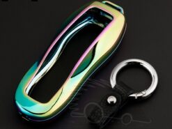 Cover Chiave/telecomando per Porsche Macan 4 Cover Chiave/telecomando per Porsche Macan - Case in lega di zinco Chiave Chiave A Distanza Modificato Borsette Borsette di Ricambio misura per 2