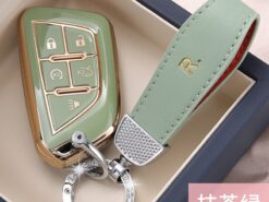 Cover Chiave/telecomando per TPU per CadillacCT5 C8 Corvette 2018 - 2021 CT4 CT4-V - Caso della copertura chiave a distanza dell automobile di TPU per CadillacCT5 C8 Corvette 2018 2021 2