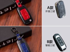 Cover Chiave/telecomando per GEELY EMGRAND EC7 EC8 GX7 GS GC9 EC715 EC718 EC715-RV EC718 - Cassa Chiave Dell automobile di cuoio Borsette Borsette Caso Per GEELY EMGRAND EC7 EC8 GX7 GS 2