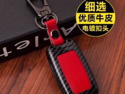 Cover Chiave/telecomando per GEELY EMGRAND EC7 EC8 GX7 GS GC9 EC715 EC718 EC715-RV EC718 - Cassa Chiave Dell automobile di cuoio Borsette Borsette Caso Per GEELY EMGRAND EC7 EC8 GX7 GS 3