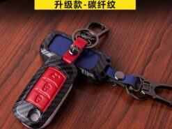 Cover Chiave/telecomando per GAC trumpchi GSGA3GA3SGA5GA6 GS4 GS8 3 Cover Chiave/telecomando per GAC trumpchi GSGA3GA3SGA5GA6 GS4 GS8 - Cassa Chiave dell automobile di Keychain Della Catena Chiave In fibra di Carbonio texture In Pelle 1