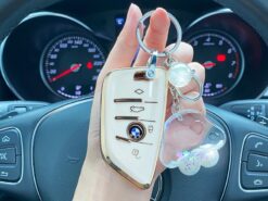 Cover Chiave/telecomando per Bmw F20 F30 G20 F34 F31 F10 G30 F11 X3 F25 X3 X4 X5 Serie M3 M4 - Copertura Della Cassa chiave Fob Holder Borsette Portachiavi Auto Smart Key per Bmw F20 F30 G20 1