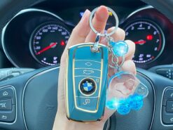 Cover Chiave/telecomando per Bmw F20 F30 G20 F34 F31 F10 G30 F11 X3 F25 X3 X4 X5 Serie M3 M4 - Copertura Della Cassa chiave Fob Holder Borsette Portachiavi Auto Smart Key per Bmw F20 F30 G20 3