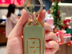 Cover Chiave/telecomando per Honda - Copertura a distanza durevole della cassa chiave dell automobile per Honda misura portafortuna portafortuna Jazz BRV 3