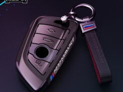 Cover Chiave/telecomando per BMW X1 X3 X5 X6 serie 1 2 5 7 F15 F16 E53 E70 E39 F10 F30 G30 G11 F48 F39 G01 - Copertura della cassa chiave a distanza dell automobile di placcatura Nano di vuoto per BMW X1 2