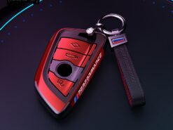 Cover Chiave/telecomando per BMW X1 X3 X5 X6 serie 1 2 5 7 F15 F16 E53 E70 E39 F10 F30 G30 G11 F48 F39 G01 - Copertura della cassa chiave a distanza dell automobile di placcatura Nano di vuoto per BMW X1 3