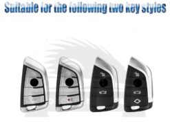 Cover Chiave/telecomando per BMW X1 X3 X5 X6 serie 1 2 5 7 F15 F16 E53 E70 E39 F10 F30 G30 G11 F48 F39 G01 - Copertura della cassa chiave a distanza dell automobile di placcatura Nano di vuoto per BMW X1 5