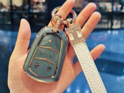 Cover Chiave/telecomando per Cadillac SRX 2015 2016 XT5 XTS CT6 ATS CTS 5 Cover Chiave/telecomando per Cadillac SRX 2015 2016 XT5 XTS CT6 ATS CTS - Copertura della cassa chiave dell automobile di TPU per Cadillac SRX 2015 2016 XT5 XTS CT6 5