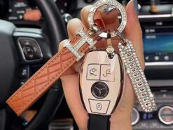 Cover Chiave/telecomando per Mercedes Benz W204 W205 W212 W463 W176 classe AMG A B C E GL S GLA GLK CLS