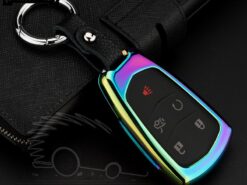 Cover Chiave/telecomando per Cadillac SRX 2015 2016 ATS CTS CT6 XT5 XTS - Copertura di Chiave dell automobile Borsette di alta qualit Catena In Lega di Zinco Caso Chiave 3