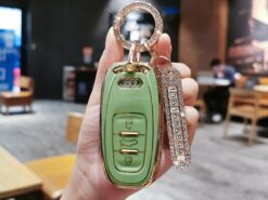 Cover Chiave/telecomando per Audi A3 A4 B6 B7 B8 C6A5 C5 C6 8L 8P RS3 Q3 Q7 TT 8L 8V S3 - Copertura di Chiave dell automobile di Caso Della Protezione Per Audi A3 A4 B6 B7 B8 5