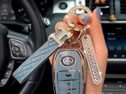 Cover Chiave/telecomando per Toyota Corolla C-HR CHR RAV4 Prius Camry Prado 2018 3 Cover Chiave/telecomando per Toyota Corolla C-HR CHR RAV4 Prius Camry Prado 2018 - Coperture del supporto della copertura della cassa chiave a distanza dell automobile molle di TPU per 7