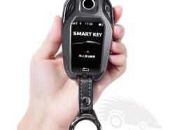 Cover Chiave/telecomando per BMW serie 5 7 G11 G12 G30 G31 G32 I8 I12 I15 G01 G02 G05 G07 X3 X4 X5 X7 6 Cover Chiave/telecomando per BMW serie 5 7 G11 G12 G30 G31 G32 I8 I12 I15 G01 G02 G05 G07 X3 X4 X5 X7 - Coperture della cassa della copertura della chiave dell esposizione di LED dell automobile in lega di 3