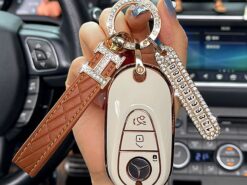 Cover Chiave/telecomando per Mercedes BenzGLC CLE CLA GLB GLS A C E S classe G W177 W205 W213 W222 X167 AMG 7 Cover Chiave/telecomando per Mercedes BenzGLC CLE CLA GLB GLS A C E S classe G W177 W205 W213 W222 X167 AMG - Coperture della copertura della cassa chiave A distanza dell automobile di TPU di modo per Mercedes 5