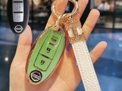 Cover Chiave/telecomando per nissan-Trail uke J10 J11 Qashqai T31 T32 JTiida Altima Pathfinder prende i colpi per Infiniti 7 Cover Chiave/telecomando per nissan-Trail uke J10 J11 Qashqai T31 T32 JTiida Altima Pathfinder prende i colpi per Infiniti - Coperture della copertura della cassa chiave a distanza dell automobile di TPU per nissan Trail uke 5