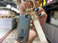 Cover Chiave/telecomando per Mazda 2 3 6 Atenza Axela DemioCX3 CX7 CX9 CX5 2/3 - Cover portachiavi in TPU Smart Car per Mazda 2 3 6 Atenza Axela DemioCX3 CX7 CX9 4