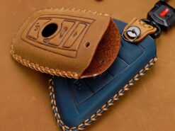 Cover Chiave/telecomando per BMW 520 525 f30 f10 F18 118i 320i 1 2 3 4 5 6 7 serie X1 X3 X4 X5 X6 M3 M4 M5 F11 F20 F25 F26 - Cover portachiavi in pelle per BMW 520 525 f30 f10 F18 118i 320i 1 2 3 4