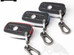 Cover Chiave/telecomando per BMW E90 E60 E70 E87 3 5 Serie 6 m3 M5 X1 X5 X6 Z4 - Cuoio 3 Bottoni Remoto Intelligente Chiave Dell automobile di Caso Della Protezione Della Copertura per BMW 2