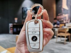 Cover Chiave/telecomando per BMW Series1 E90 E87 F20 X3 X5 X6 G20 G30 E46 E60 - Custodia morbida per chiave in TPU per BMW Series1 E90 E87 F20 X3 X5 X6 G20 3