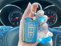 Cover Chiave/telecomando per Kia Forte Rio 3 K2 K3 K5 - Custodia morbida per chiave in TPU per Hyundai Sonata 8 IX35 per Kia Forte Rio 3 2