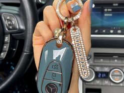 Cover Chiave/telecomando per mercedes-benz classe C 260 C200 W204 GLC la CIA GLA W205 W212 6 Cover Chiave/telecomando per mercedes-benz classe C 260 C200 W204 GLC la CIA GLA W205 W212 - Custodia portachiavi a distanza per auto in TPU per accessori mercedes benz classe C 260 C200 4