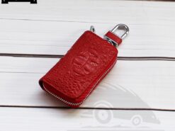 Cover Chiave/telecomando per Audi Toyota Volkswagen Skoda Mazda Mitsubishi Ford BMW Kia portachiavi - Custodia portachiavi in pelle di coccodrillo per Audi Toyota Volkswagen Skoda Mazda Mitsubishi Ford BMW Kia 3