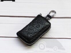 Cover Chiave/telecomando per Audi Toyota Volkswagen Skoda Mazda Mitsubishi Ford BMW Kia portachiavi - Custodia portachiavi in pelle di coccodrillo per Audi Toyota Volkswagen Skoda Mazda Mitsubishi Ford BMW Kia 4