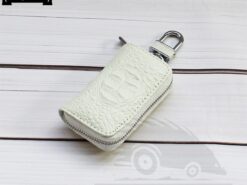 Cover Chiave/telecomando per Audi Toyota Volkswagen Skoda Mazda Mitsubishi Ford BMW Kia portachiavi - Custodia portachiavi in pelle di coccodrillo per Audi Toyota Volkswagen Skoda Mazda Mitsubishi Ford BMW Kia 5