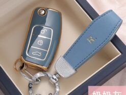 Cover Chiave/telecomando per Ford Fiesta Focus 2 Ecosport Kuga Escape Falcon Eco Sport Galaxy 4 Cover Chiave/telecomando per Ford Fiesta Focus 2 Ecosport Kuga Escape Falcon Eco Sport Galaxy - Custodia protettiva per chiave a distanza per auto in TPU Shell Fob b max c max 2