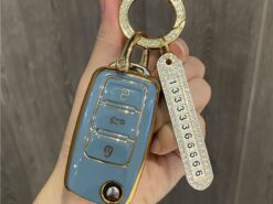 Cover Chiave/telecomando per Volkswagen VW Passat B5 B6 B7 Golf 4 5 6 Bora Polo Tiguan Jetta MK6 Lavida per Skoda Octavia 4 Cover Chiave/telecomando per Volkswagen VW Passat B5 B6 B7 Golf 4 5 6 Bora Polo Tiguan Jetta MK6 Lavida per Skoda Octavia - Custodia protettiva per chiave in TPU per Volkswagen VW Passat B5 B6 B7 Golf 4 5 2