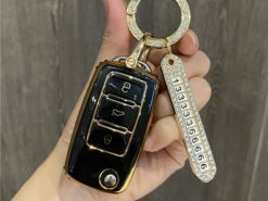 Cover Chiave/telecomando per Volkswagen VW Passat B5 B6 B7 Golf 4 5 6 Bora Polo Tiguan Jetta MK6 Lavida per Skoda Octavia 5 Cover Chiave/telecomando per Volkswagen VW Passat B5 B6 B7 Golf 4 5 6 Bora Polo Tiguan Jetta MK6 Lavida per Skoda Octavia - Custodia protettiva per chiave in TPU per Volkswagen VW Passat B5 B6 B7 Golf 4 5 3