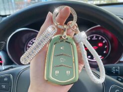 Cover Chiave/telecomando per CadillacCT6 CTS XT5 DTS ATS Escalade ESV SRX STS XTS ELR 2014 2015 2016 2017 2018 - Custodia protettiva per telecomando in TPU Shell per CadillacCT6 CTS XT5 DTS ATS Escalade ESV SRX 2