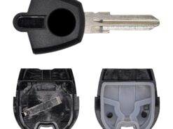 Chiave/telecomando per Fiat Positron EX300 - Datong World Remote Control Car Key Shell Case For Fiat Positron EX300 Replacement Transponder Chip Key 3