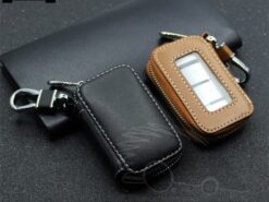 Cover Chiave/telecomando per Mercedes BMW Audi VW Skoda Toyota Lexus Honda Hyundai Kia Ford jaguar Subaru - Del Supporto di Chiave dell automobile Chiave Della Copertura Della cassa Del Cuoio Del Raccoglitore per 2