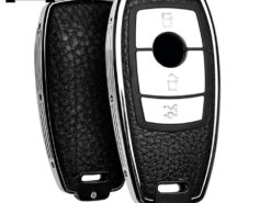 Cover Chiave/telecomando per Mercedes Benz 2017 E Classe E W213 E300 E400 5 Cover Chiave/telecomando per Mercedes Benz 2017 E Classe E W213 E300 E400 - Della Lega del Cuoio genuino splicing Cassa Chiave Dell automobile Per Mercedes Benz 2017 E Classe 3