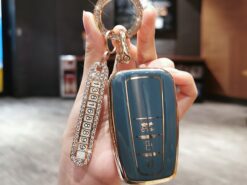 Cover Chiave/telecomando per Toyota 5 Cover Chiave/telecomando per Toyota - Durable TPU Car Key Case Cover For Toyota Yaris Prius Camry Corolla Avensis Verso Prado REIZ 3