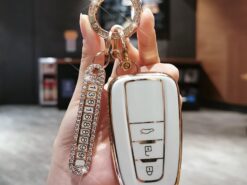 Cover Chiave/telecomando per Toyota 7 Cover Chiave/telecomando per Toyota - Durable TPU Car Key Case Cover For Toyota Yaris Prius Camry Corolla Avensis Verso Prado REIZ 5