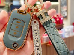 Cover Chiave/telecomando per Honda Civic Accord City Accord Odyssey CR-V XR-V HR-V Vezel Giada Jazz Crider 4 Cover Chiave/telecomando per Honda Civic Accord City Accord Odyssey CR-V XR-V HR-V Vezel Giada Jazz Crider - Durevole di TPU Auto Chiave A Distanza Della Copertura di Caso Per Honda Civic Accord City 2