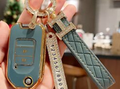 Cover Chiave/telecomando per Honda Civic Accord City Accord Odyssey CR-V XR-V HR-V Vezel Giada Jazz Crider 5 Cover Chiave/telecomando per Honda Civic Accord City Accord Odyssey CR-V XR-V HR-V Vezel Giada Jazz Crider - Durevole di TPU Auto Chiave A Distanza Della Copertura di Caso Per Honda Civic Accord City 3